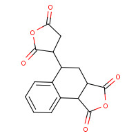 13912-65-7 4-(2,5-DIOXOTETRAHYDROFURAN-3-YL)-1,2,3,4-TETRAHYDRONAPHTHALENE-1,2-DICARBOXYLIC ANHYDRIDE chemical structure