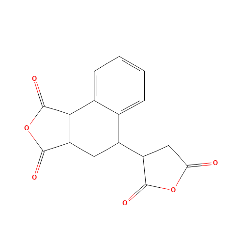 13912-65-7 4-(2,5-DIOXOTETRAHYDROFURAN-3-YL)-1,2,3,4-TETRAHYDRONAPHTHALENE-1,2-DICARBOXYLIC ANHYDRIDE chemical structure