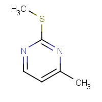 14001-63-9 4-METHYL-2-(METHYLSULFANYL)PYRIMIDINE chemical structure