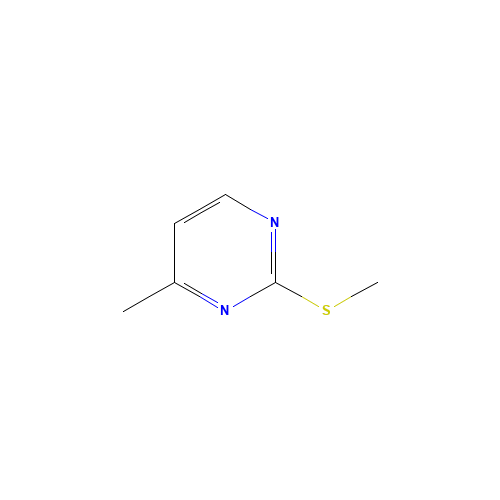 14001-63-9 4-METHYL-2-(METHYLSULFANYL)PYRIMIDINE chemical structure