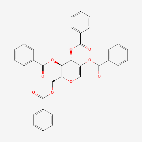 14125-75-8 (-)-TETRA-O-BENZOYL-2-HYDROXY-D-GLUCAL chemical structure