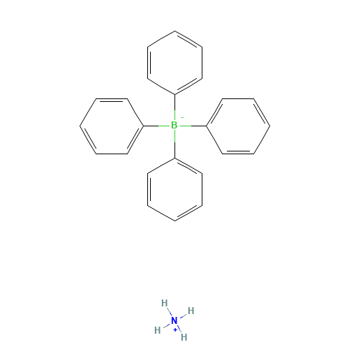 14637-34-4 AMMONIUM TETRAPHENYLBORATE chemical structure