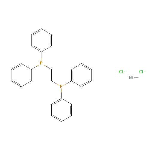14647-23-5 1,2-Bis(diphenylphosphino)ethane nickel(II) chloride chemical structure