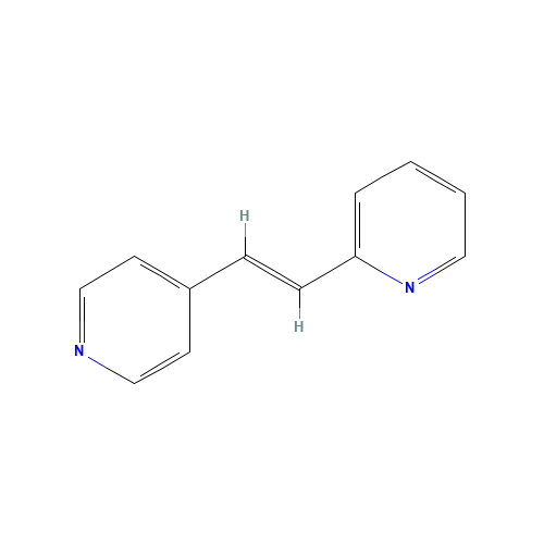 14802-41-6 1-(-2-PYRIDYL)-2-(4-PYRIDYL)ETHYLENE chemical structure