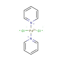 14872-20-9 DICHLOROBIS(PYRIDINE)PALLADIUM(II) chemical structure