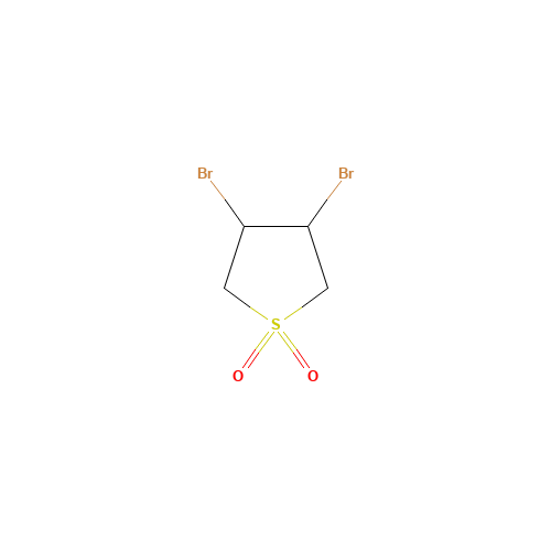 15091-30-2 3,4-DIBROMOSULFOLANE chemical structure