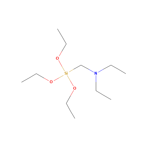 15180-47-9 Diethyl amino methyl triethoxy silane chemical structure
