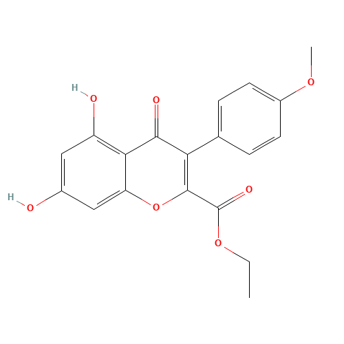 15485-76-4 2-CARBETHOXY-5,7-DIHYDROXY-4'-METHOXYISOFLAVONE chemical structure