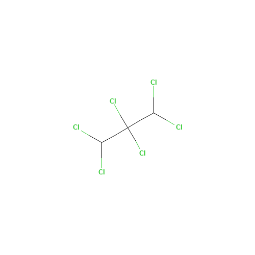 15600-01-8 1,1,2,2,3,3-HEXACHLOROPROPANE chemical structure