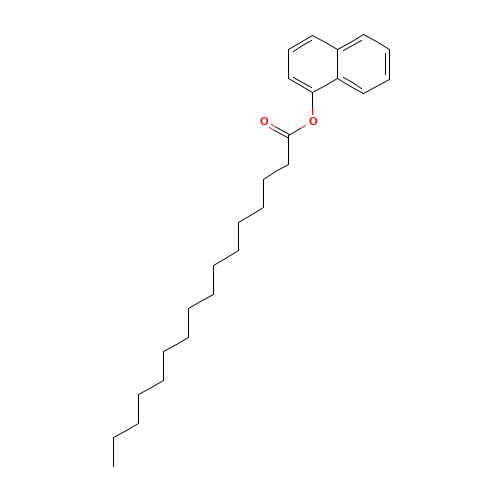 15806-43-6 ALPHA-NAPHTHYL PALMITATE chemical structure