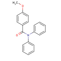 16034-40-5 N,N-DIPHENYL-4-METHOXYBENZAMIDE chemical structure