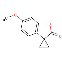 16728-01-1 1-(4-METHOXYPHENYL)-1-CYCLOPROPANECARBOXYLIC ACID chemical structure
