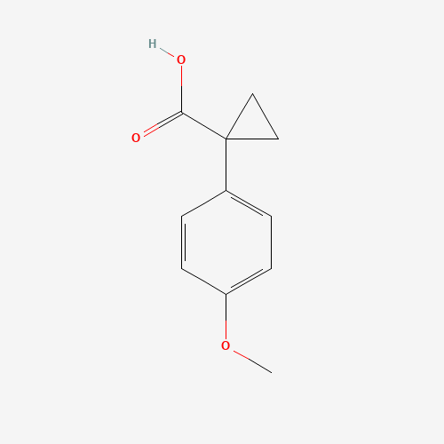 16728-01-1 1-(4-METHOXYPHENYL)-1-CYCLOPROPANECARBOXYLIC ACID chemical structure
