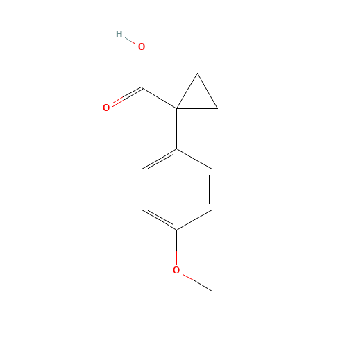 16728-01-1 1-(4-METHOXYPHENYL)-1-CYCLOPROPANECARBOXYLIC ACID chemical structure