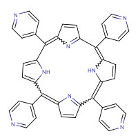 16834-13-2 5,10,15,20-TETRA(4-PYRIDYL)-21H,23H-PORPHINE chemical structure