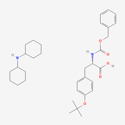 16879-90-6 N-Benzyloxycarbonyl-O-tert-butyl-L-tyrosine dicyclohexylamine salt chemical structure