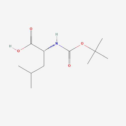 16937-99-8 BOC-D-Leucine monohydrate chemical structure