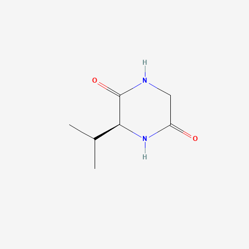 16944-60-8 (S)-3-Isopropyl-2,5-piperazinedione chemical structure