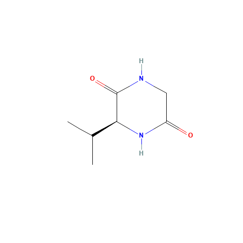 16944-60-8 (S)-3-Isopropyl-2,5-piperazinedione chemical structure