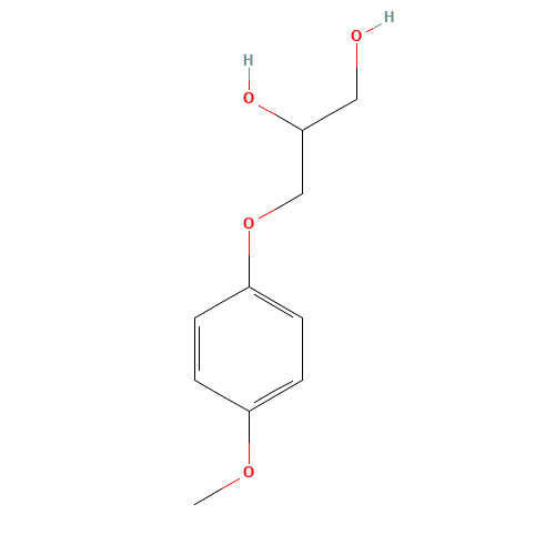 17131-52-1 3-(4-METHOXYPHENOXY)-1,2-PROPANEDIOL chemical structure