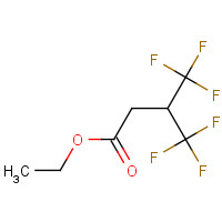 17327-34-3 ETHYL 4,4,4-TRIFLUORO-3-(TRIFLUOROMETHYL)BUTYRATE chemical structure