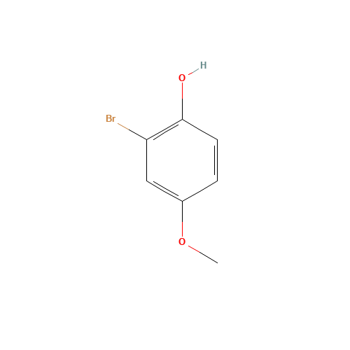 17332-11-5 2-Bromo-4-methoxybenzenol chemical structure
