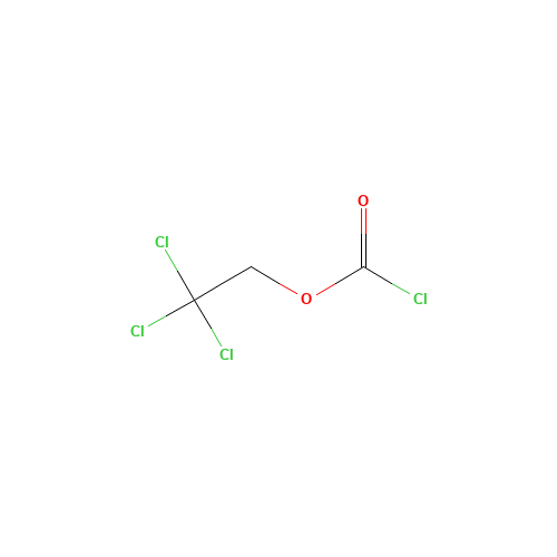 17341-93-4 2,2,2-Trichloroethyl chloroformate chemical structure