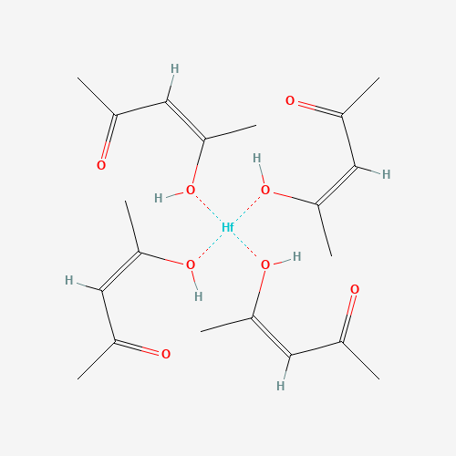 17475-67-1 HAFNIUM(IV) 2,4-PENTANEDIONATE chemical structure