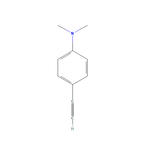 17573-94-3 4'-DIMETHYLAMINOPHENYL ACETYLENE chemical structure