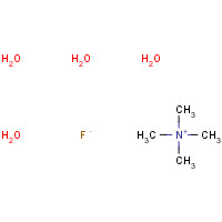 17787-40-5 TETRAMETHYLAMMONIUM FLUORIDE TETRAHYDRATE chemical structure