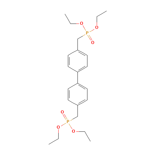 17919-34-5 4,4-Bis(diethylphosphonomethyl)biphenyl chemical structure