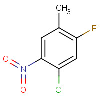 18349-11-6 4-CHLORO-2-FLUORO-5-NITROTOLUENE chemical structure