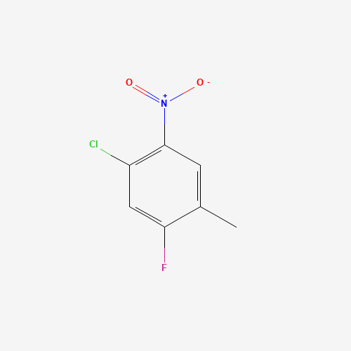 18349-11-6 4-CHLORO-2-FLUORO-5-NITROTOLUENE chemical structure