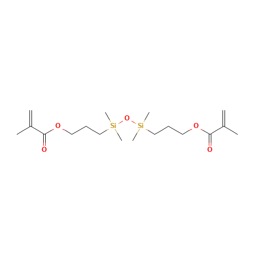 18547-93-8 1,3-Bis(3-methacryloxypropyl)tetramethyldisiloxane chemical structure