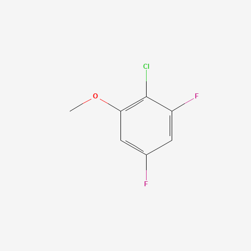 18627-23-1 2-CHLORO-3,5-DIFLUOROANISOLE chemical structure