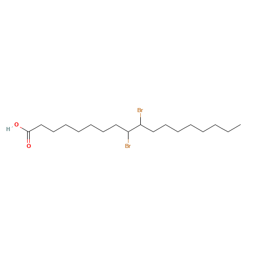 19117-94-3 9 10-DIBROMOSTEARIC ACID chemical structure