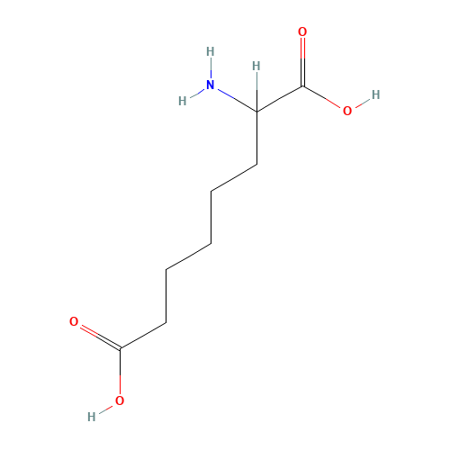 19641-59-9 DL-ALPHA-AMINOSUBERIC ACID chemical structure