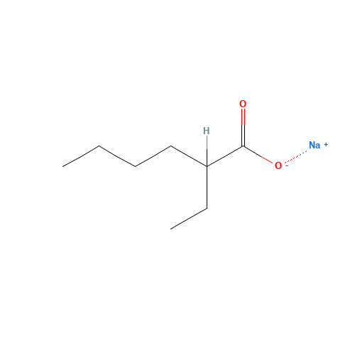 19766-89-3 Sodium 2-ethylhexanoate chemical structure