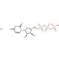 19817-92-6 Uridine-5'-triphosphoric acid trisodium salt chemical structure