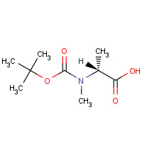 19914-38-6 BOC-N-methyl-D-alanine chemical structure