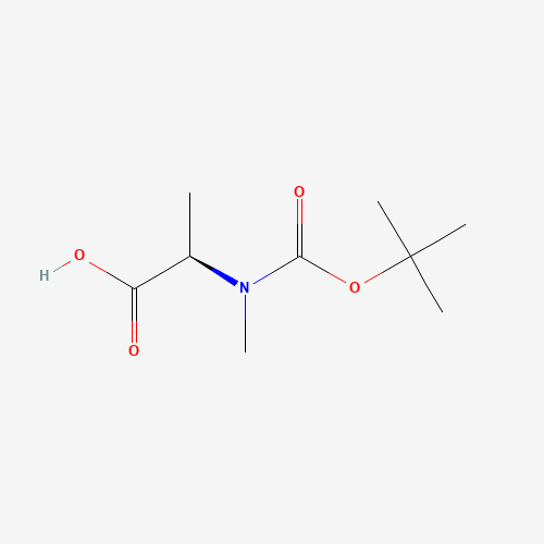 19914-38-6 BOC-N-methyl-D-alanine chemical structure