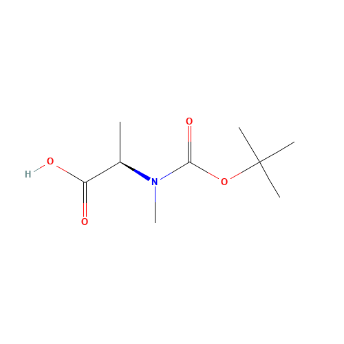 19914-38-6 BOC-N-methyl-D-alanine chemical structure