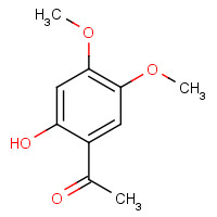 20628-06-2 2'-HYDROXY-4',5'-DIMETHOXYACETOPHENONE chemical structure
