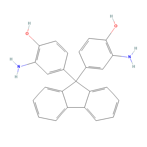 20638-07-7 9,9-BIS(3-AMINO-4-HYDROXYPHENYL)FLUORENE chemical structure