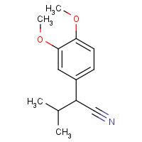 20850-49-1 3-Methyl-2-(3,4-dimethoxyphenyl)butyronitrile chemical structure
