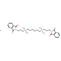 21093-51-6 HEXAMETHYLENE-BIS-[DIMETHYL-(3-PHTHALIMIDOPROPYL)AMMONIUM]DIBROMIDE chemical structure