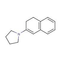 21403-95-2 1-(3,4-DIHYDRO-2-NAPHTHYL)PYRROLIDINE chemical structure
