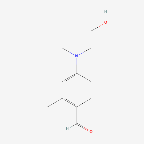 21850-52-2 N-Ethyl-N-hydroxyethyl-4-amino-2-methyl benzaldehyde chemical structure