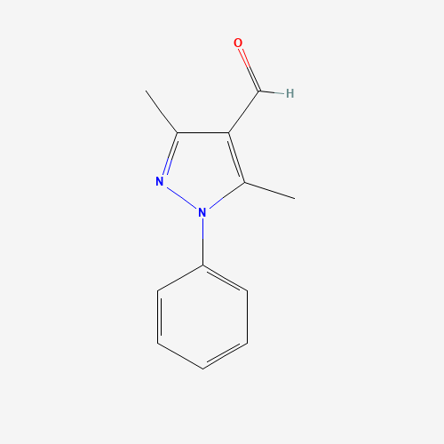 22042-79-1 3,5-DIMETHYL-1-PHENYL-1H-PYRAZOLE-4-CARBALDEHYDE chemical structure