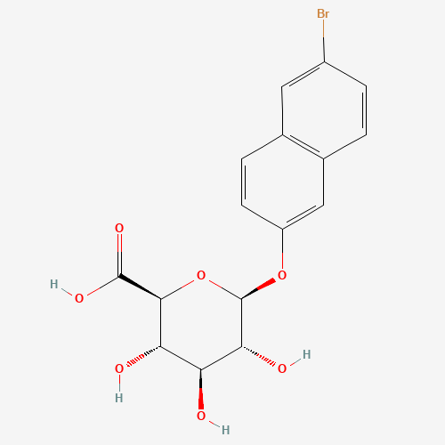 22720-35-0 6-BROMO-2-NAPHTHYL-BETA-D-GLUCURONIDE chemical structure